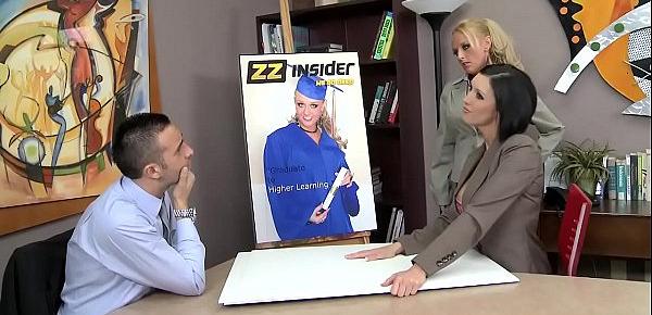  Brazzers - Big Tits at Work -  Full Page Spread Eagle scene starring Dylan Ryder and Keiran Lee